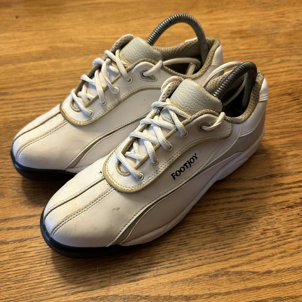 Womens Size 6 FootJoy Golf Shoes GreenJoys 48744 Rubber Spikes Clean